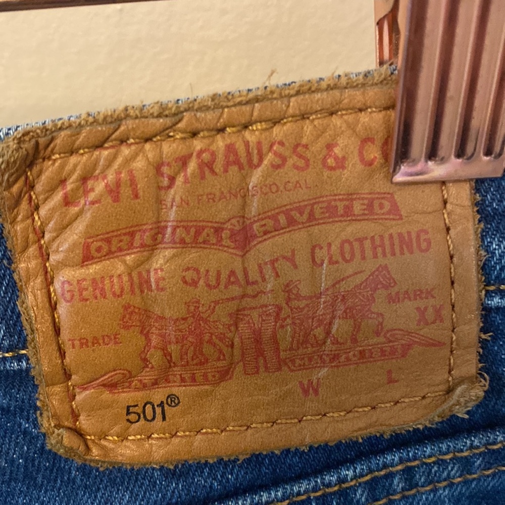 Levi’s 501 blue jeans - Picture 3 of 5